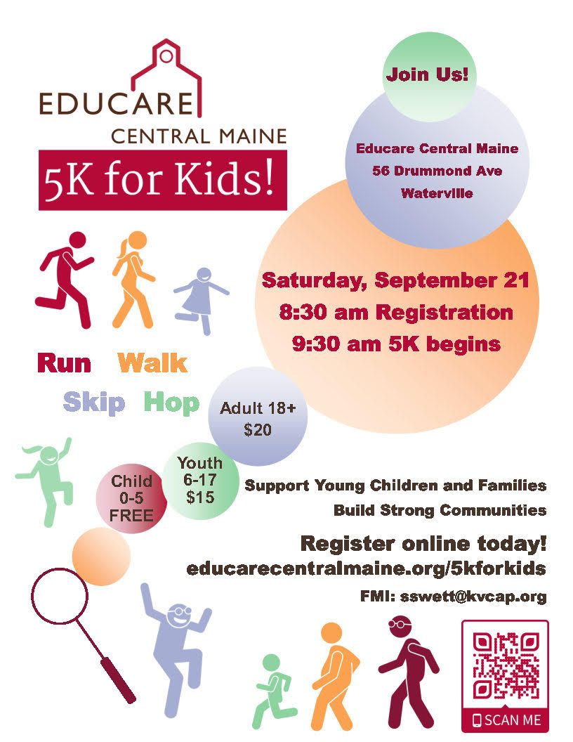 Educare Central Maine's 1st Annual 5K for Kids!