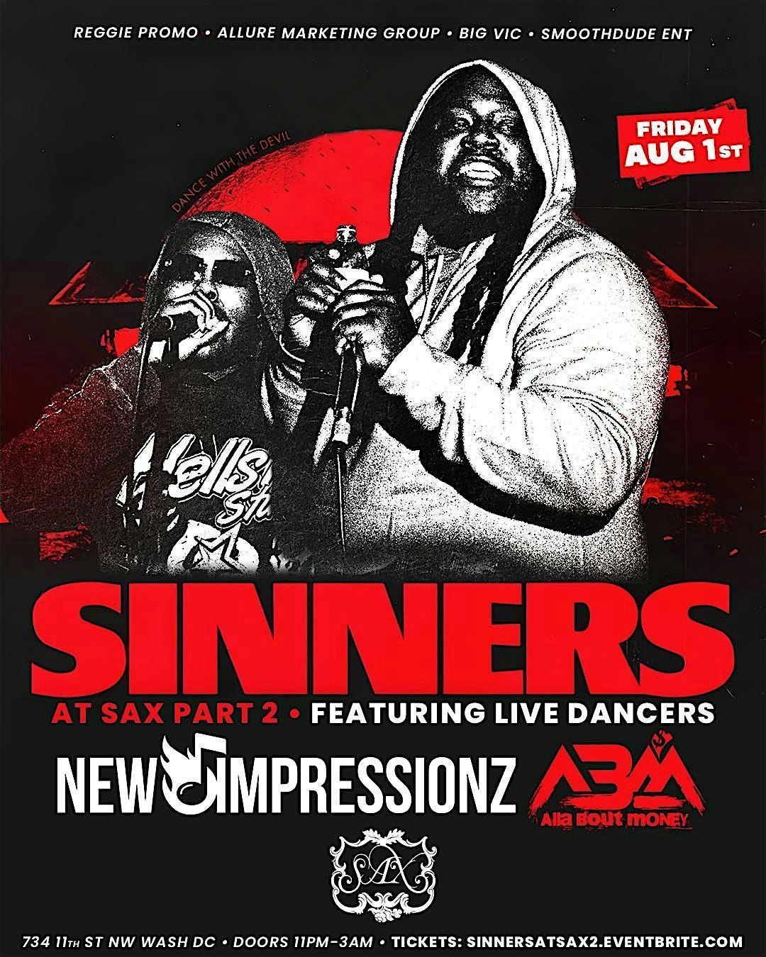 SINNERS AT SAX PART 2 NEW IMPRESSIONZ + ABM
