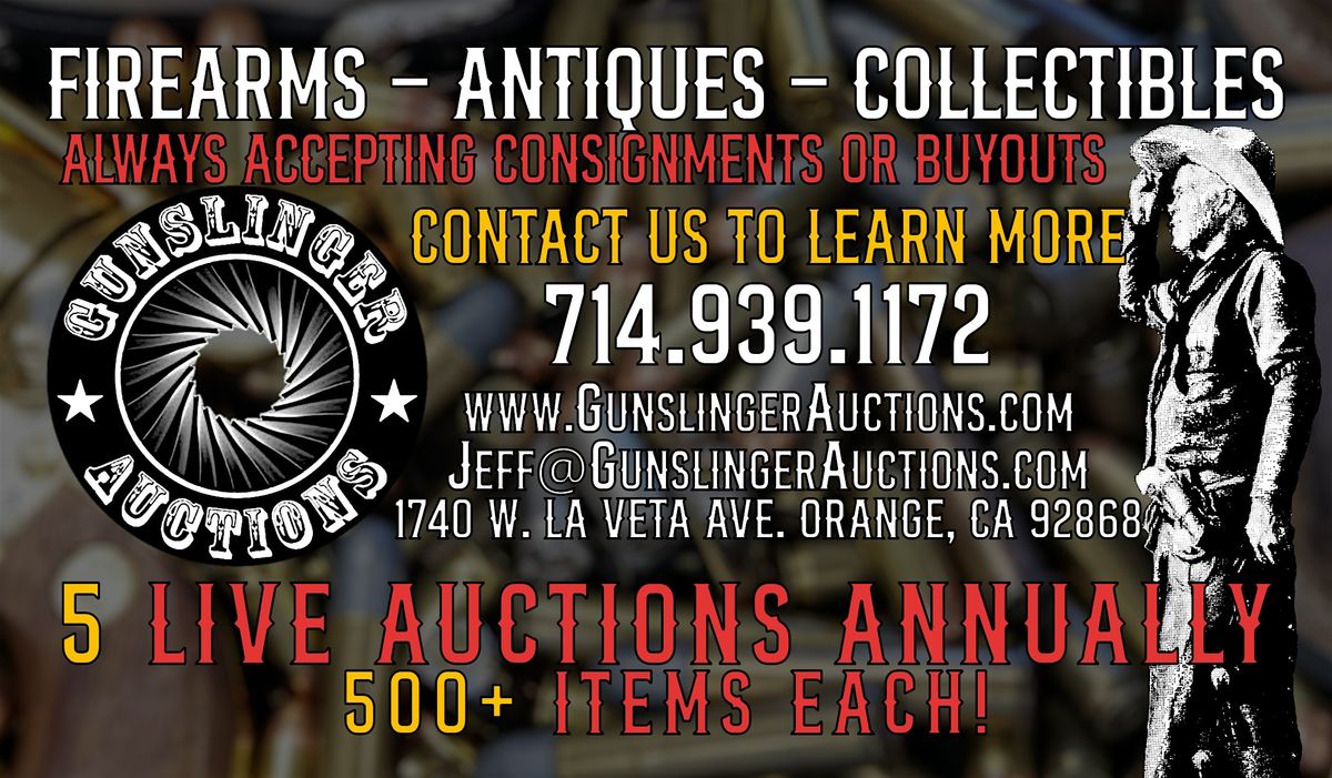 February 1st Collectibles, Art, Antiques, Jewelry, and Firearms Auction