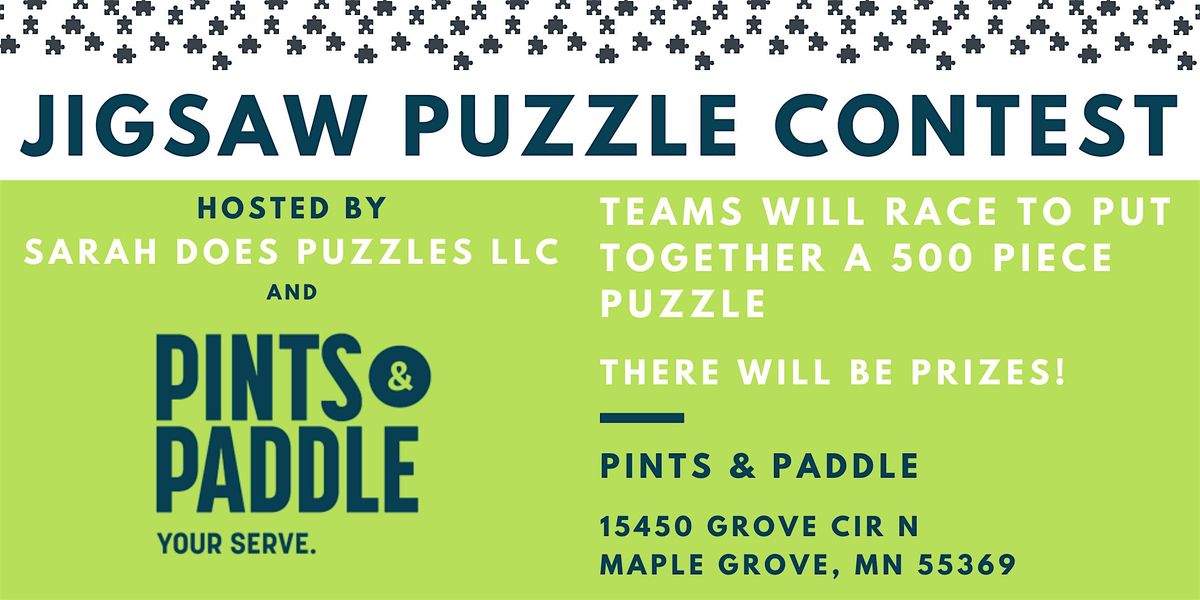 Team Jigsaw Puzzle Contest at Pints and Paddle - November 2025