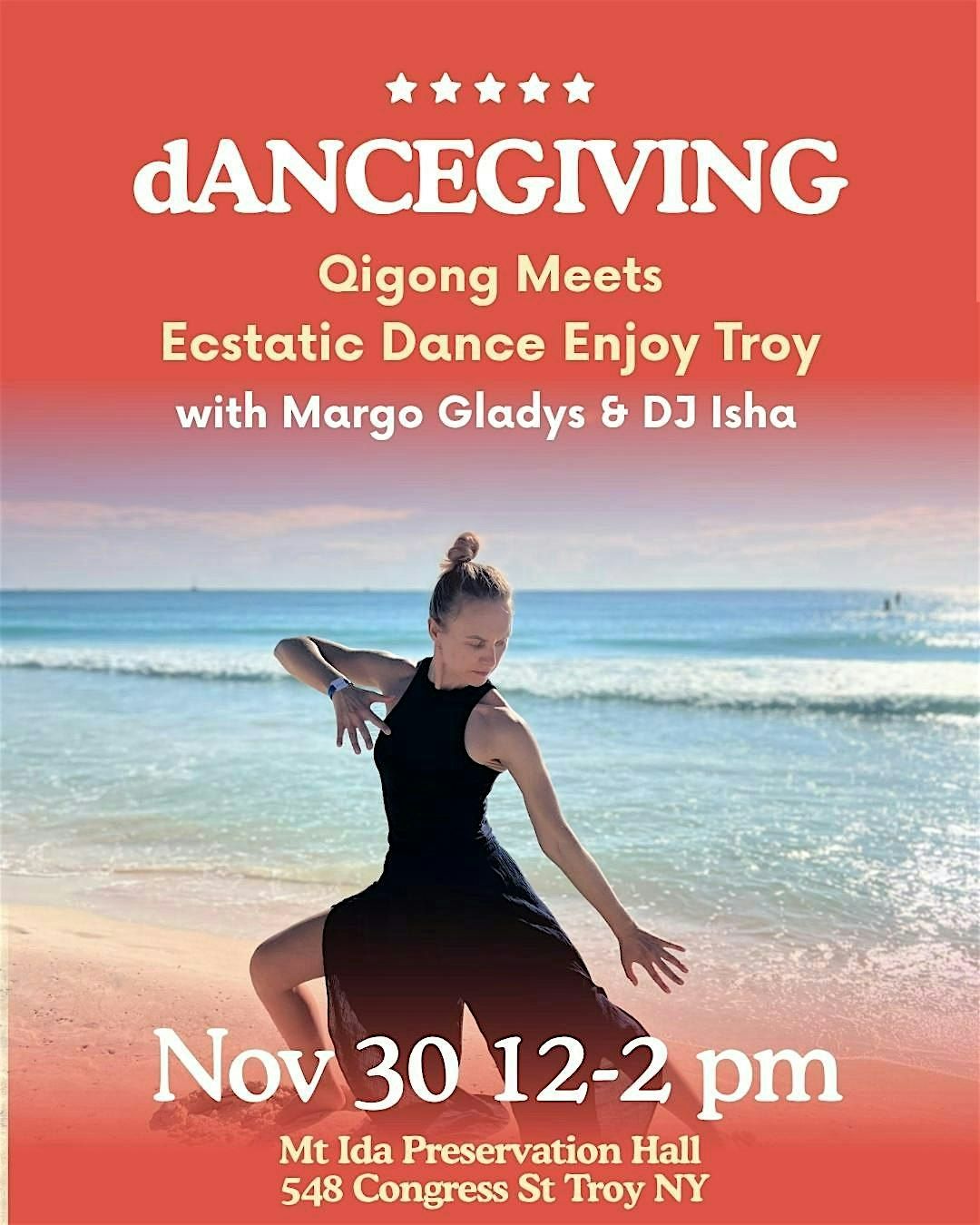 DANCEGIVING: Qigong & Ecstatic Dance Enjoy Troy