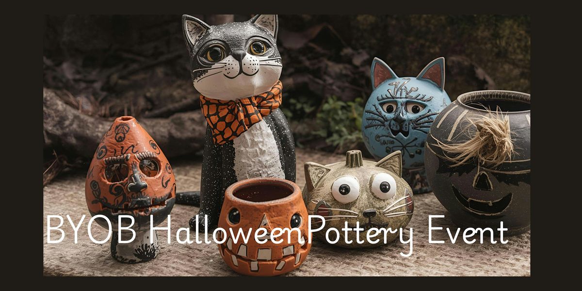 BYOB Halloween Cat Pottery Event