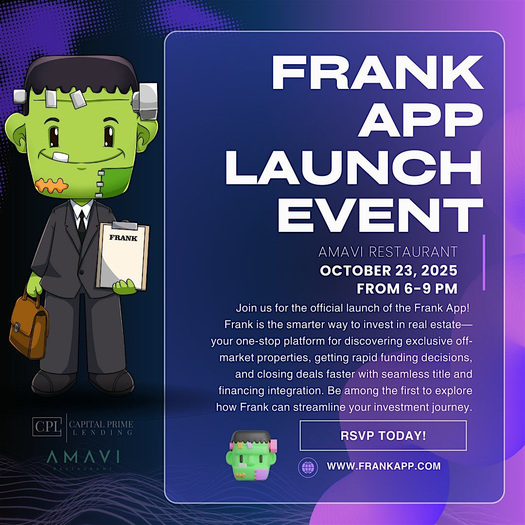 FRANK APP LAUNCH EVENT