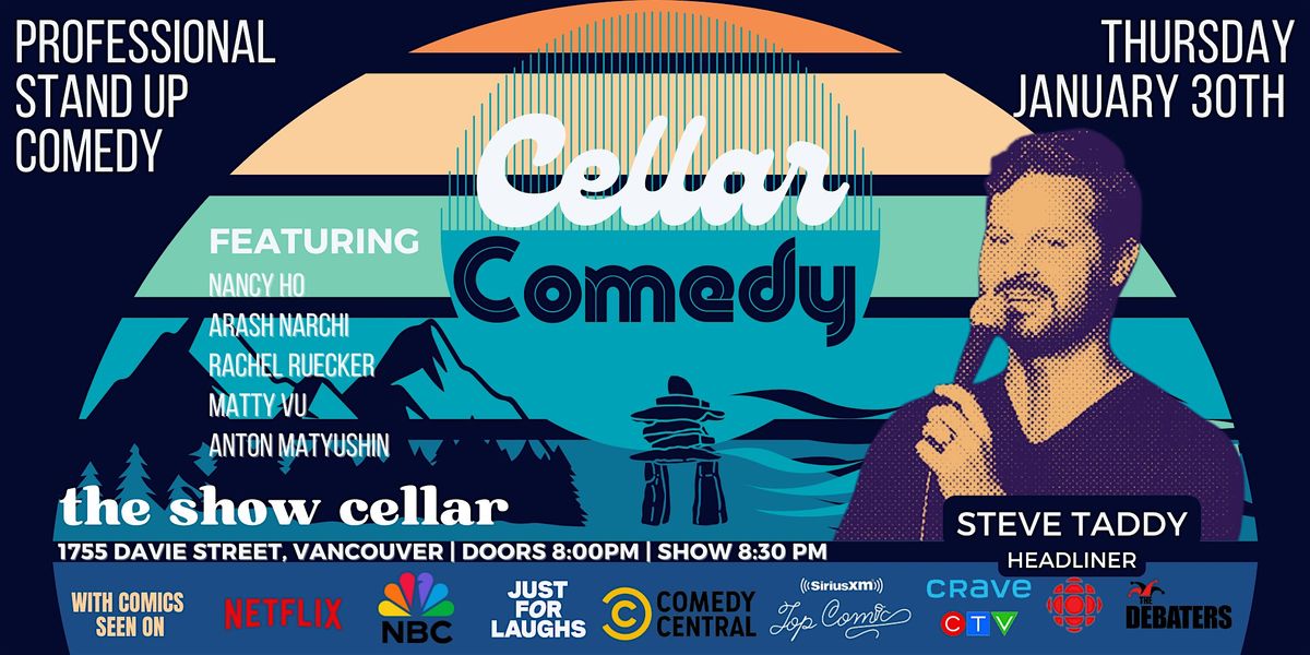 Cellar Comedy Featuring Steve Taddy