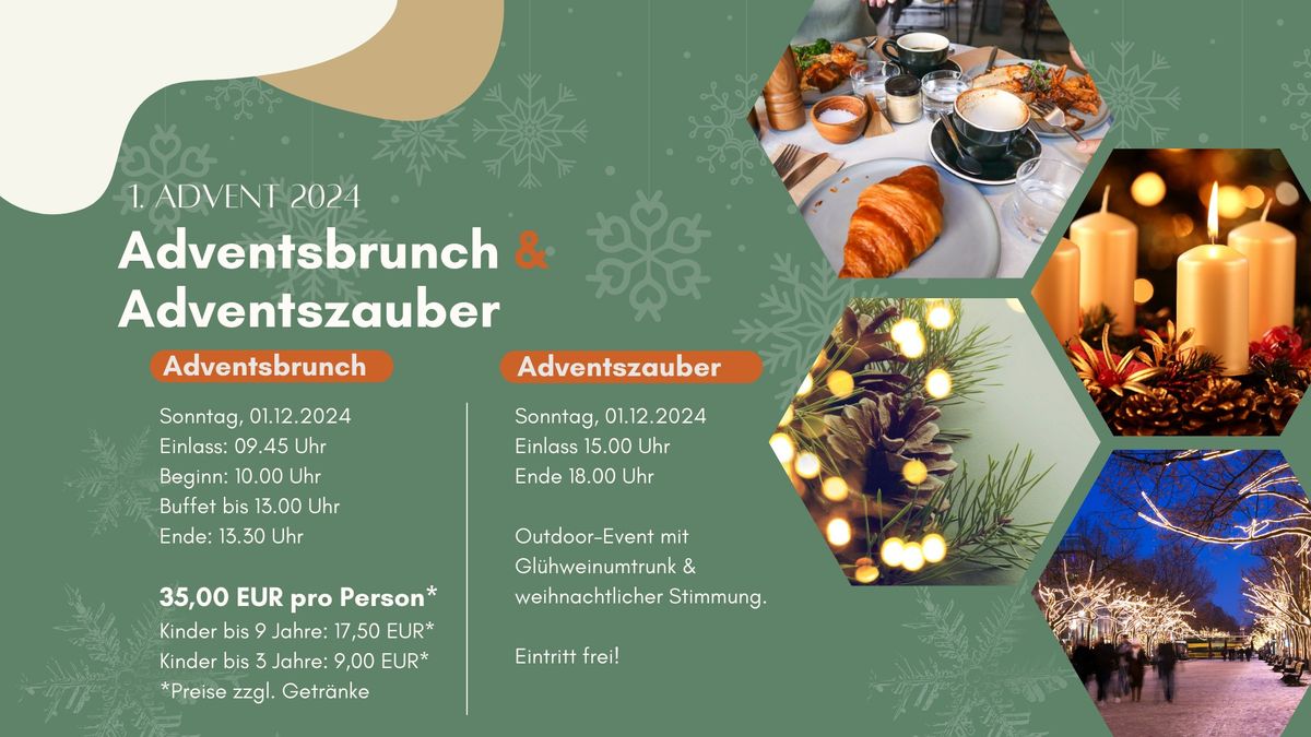 Adventsbrunch zum 1. Advent im Forsthof Waidmannsheil