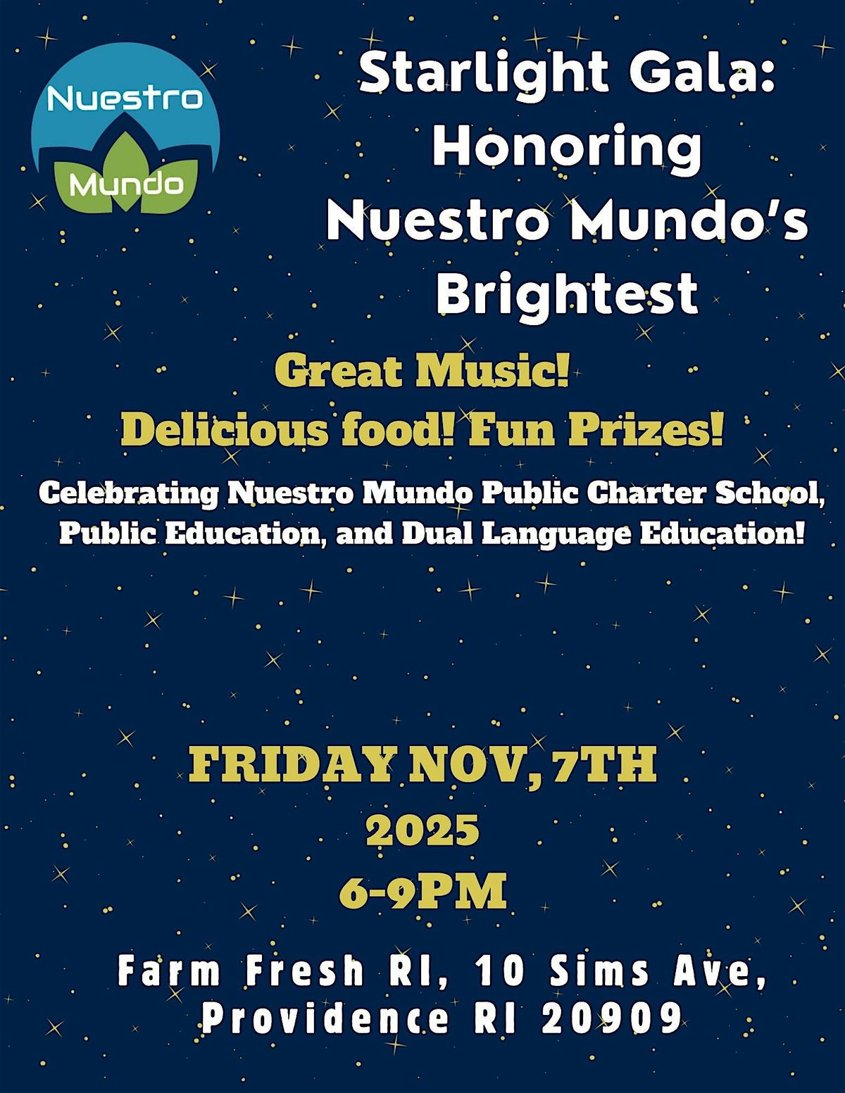 Starlight Gala: Honoring Nuestro Mundo\u2019s Brightest