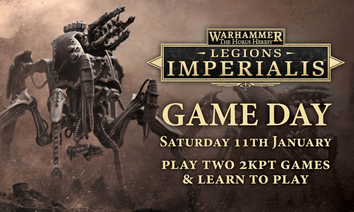 Legions Imperialis Game Day at Hobby Master