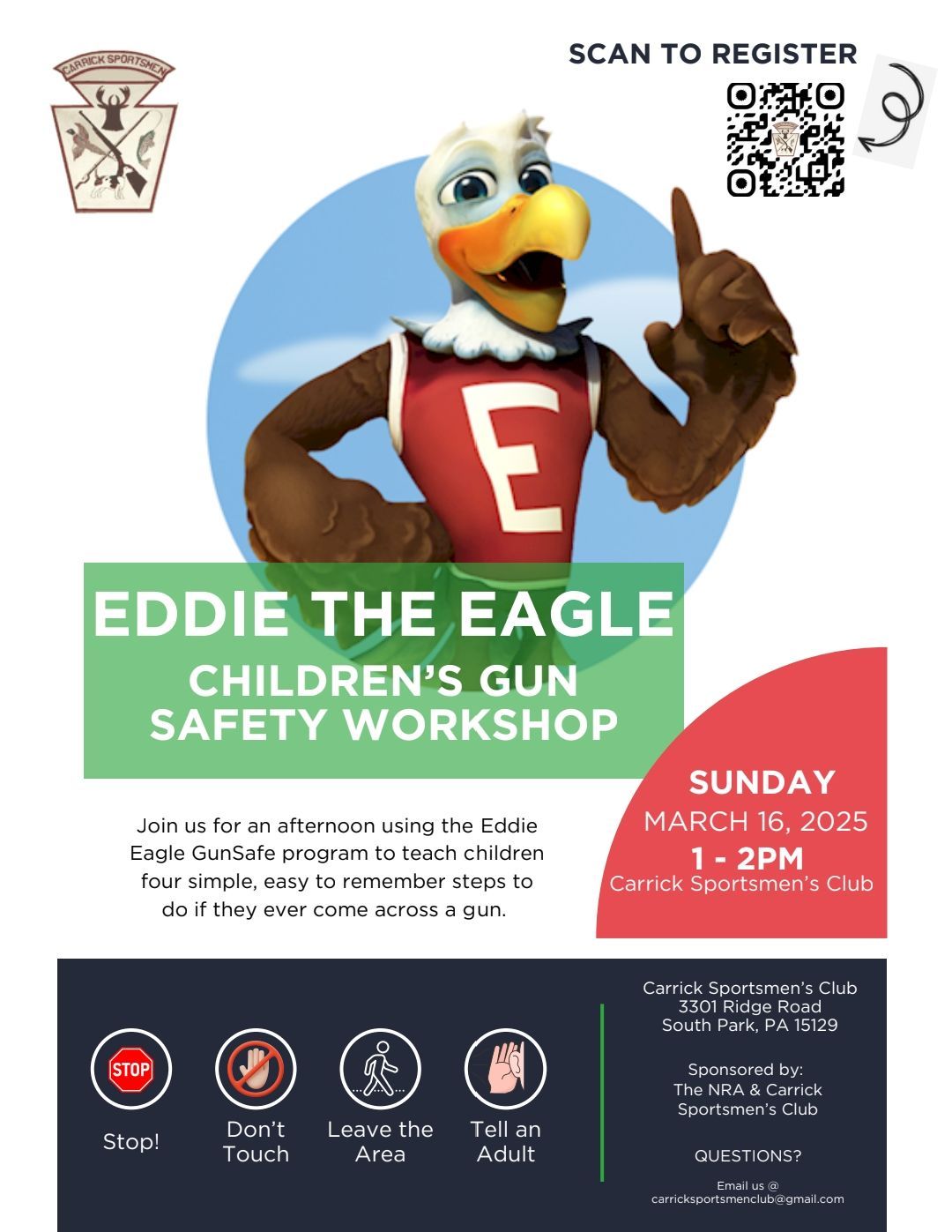 Children's Gun Safety Workshop with Eddie the Eagle