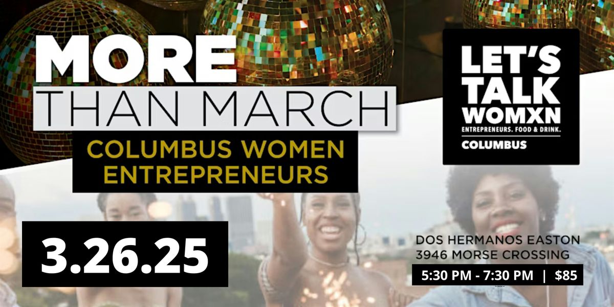 Let's Talk Womxn Columbus' More Than March Bash