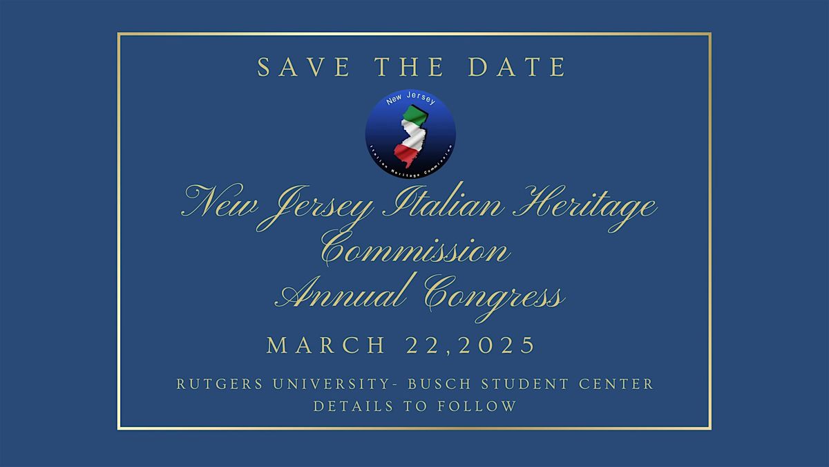 New Jersey Italian Heritage Commission Annual Congress