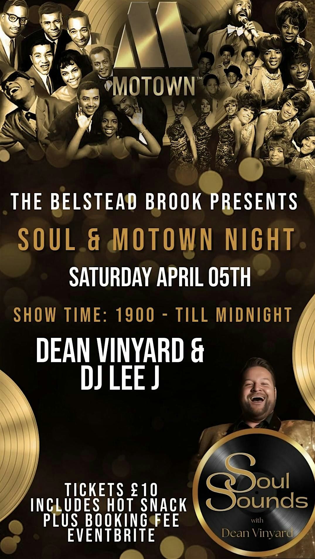 Soul & Motown Theme Night 05th April 2025 Ipswich