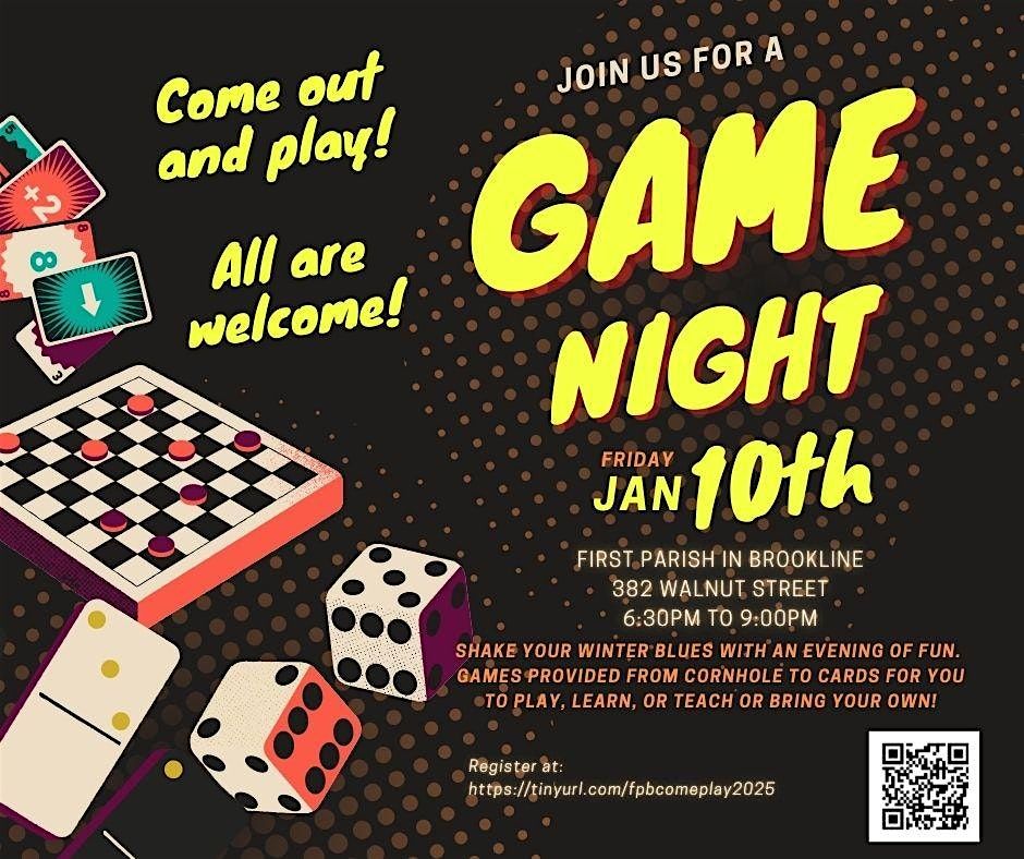 Come Out and Play - Game Night!