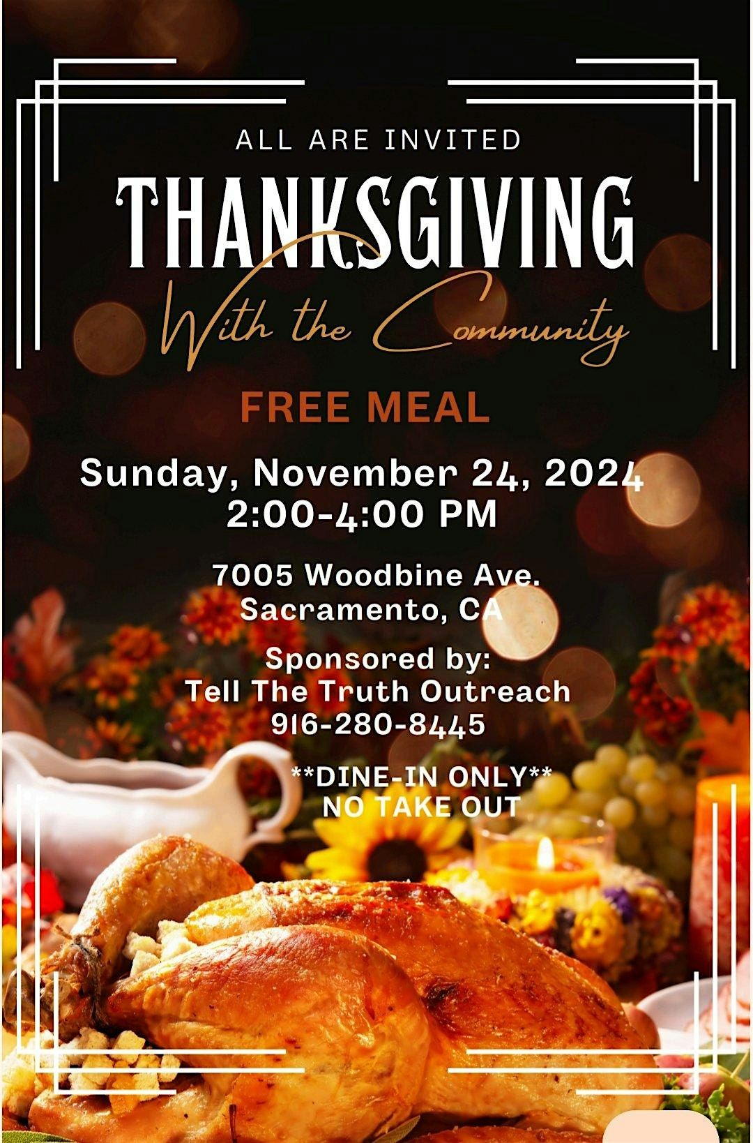 TTTM Free thanksgiving meal