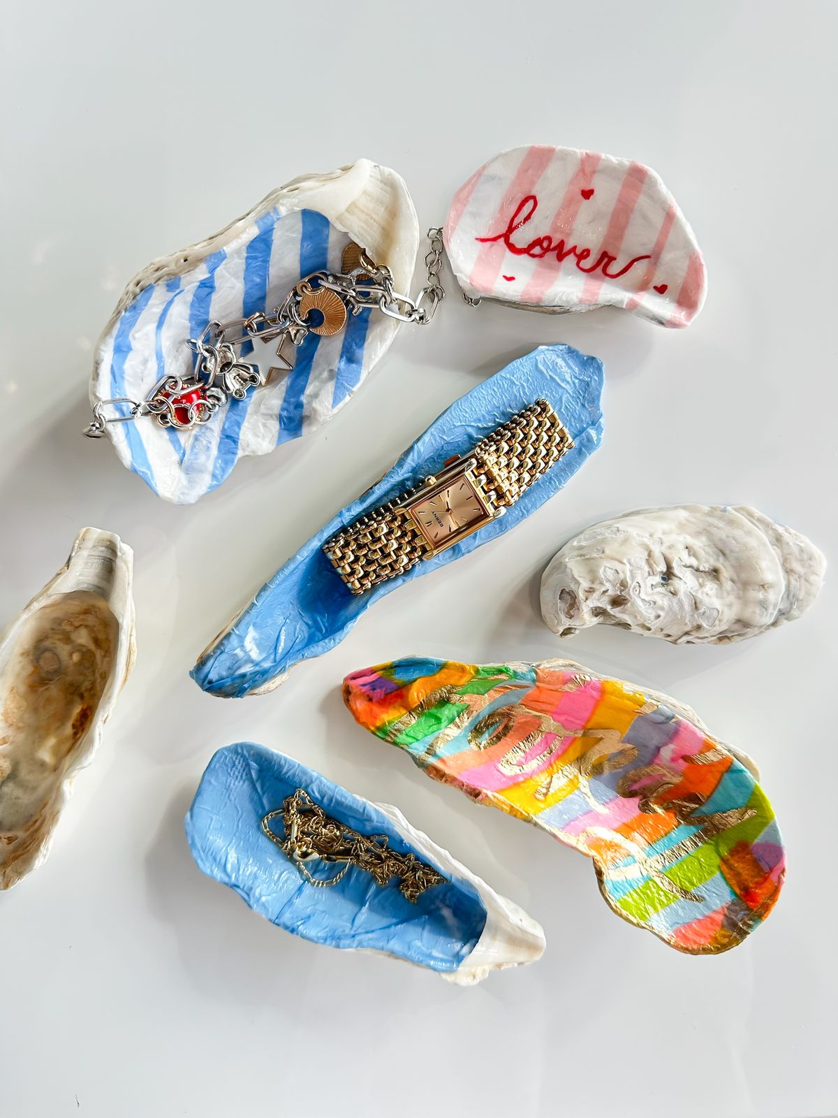 DECOUPAGE OYSTER SHELL WORKSHOP