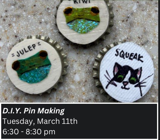 Queer Connect & Create Pins