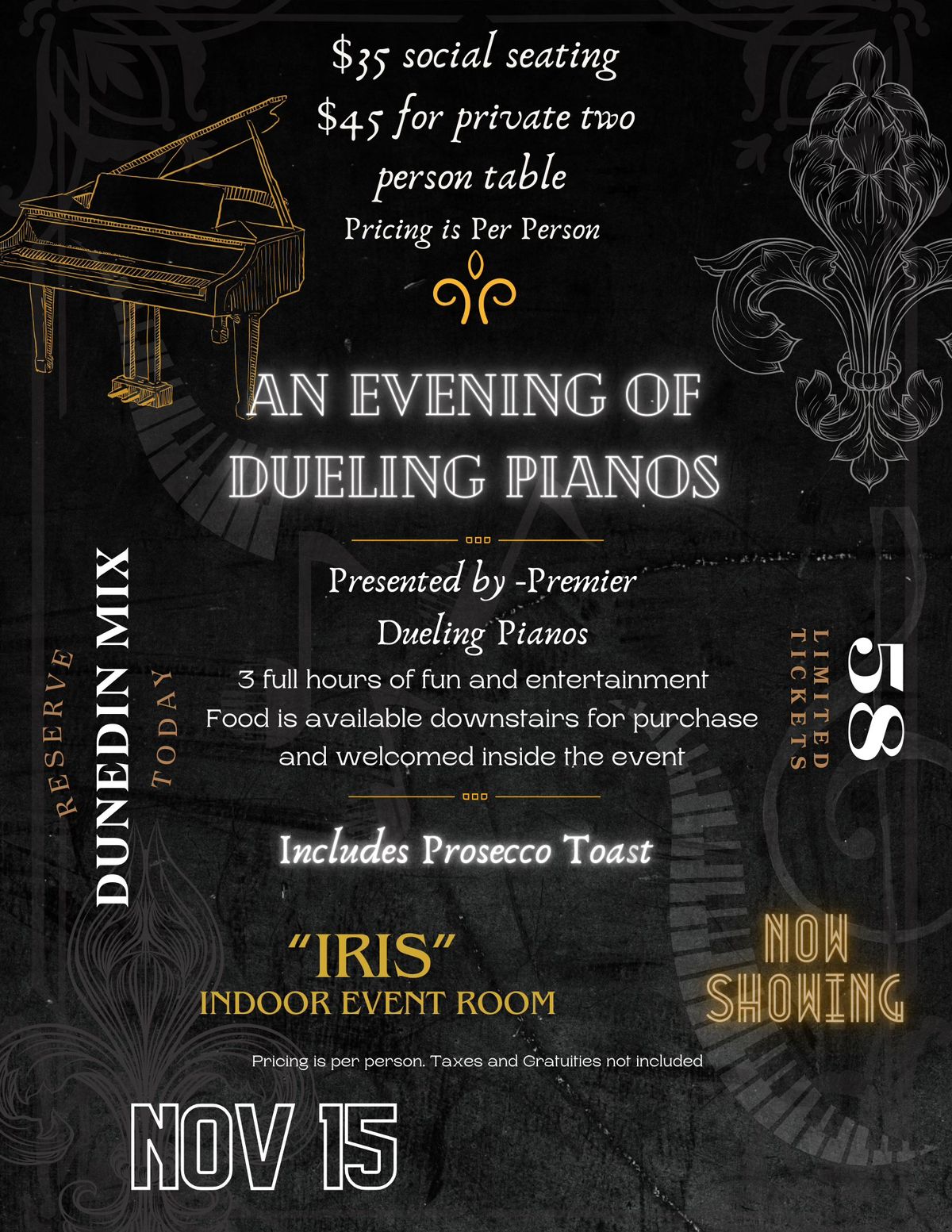 An Evening of Dueling Pianos