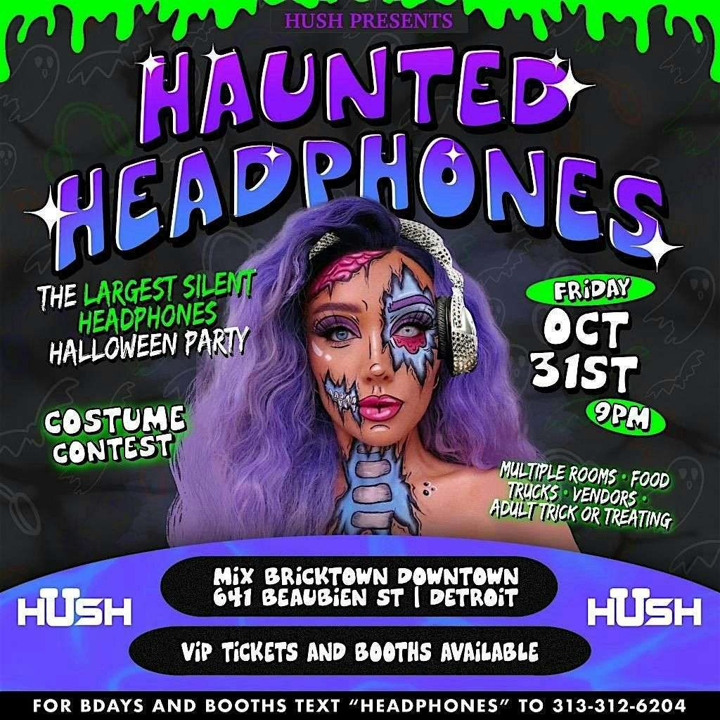 Haunted Headphones: Silent Headphones & Dj Halloween Party