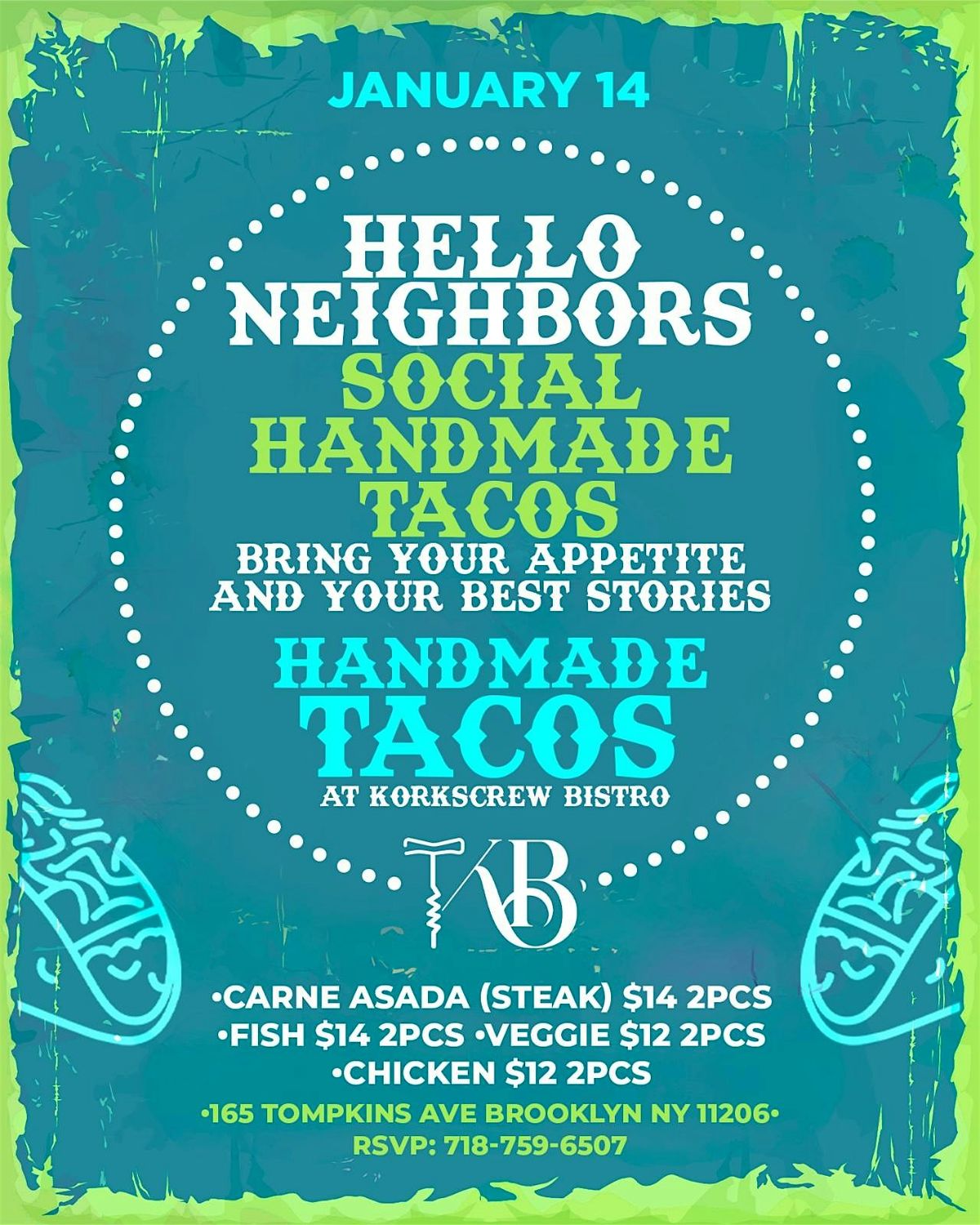 Fresh Tacos, Fresh Connections: Social Night Out