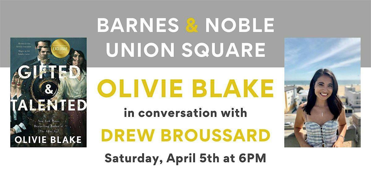 Olivie Blake discusses GIFTED & TALENTED at B&N Union Square