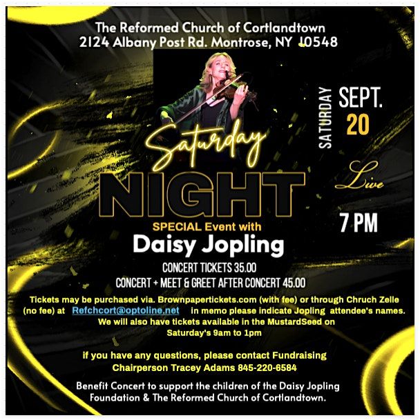Evening with Daisy Jopling Benefit Concert