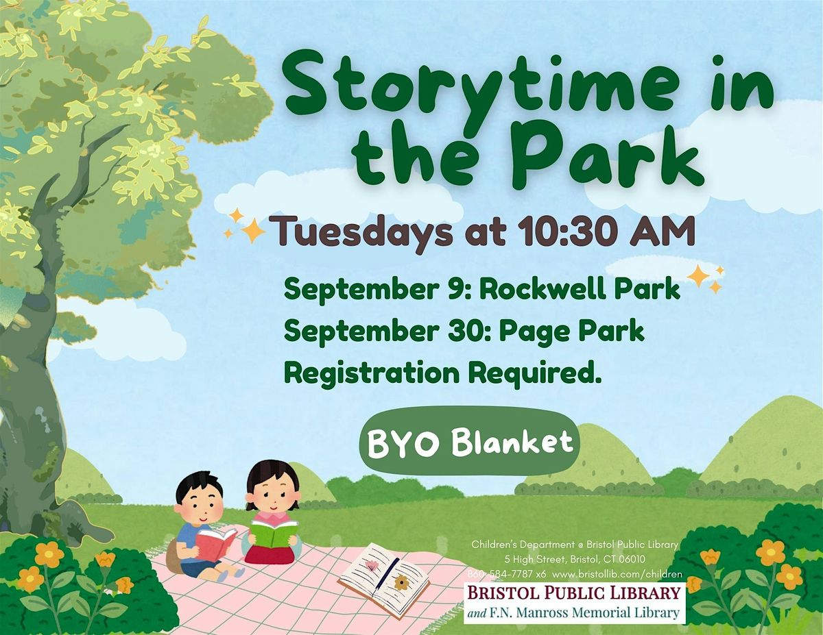 Storytime in the Park: Page Park