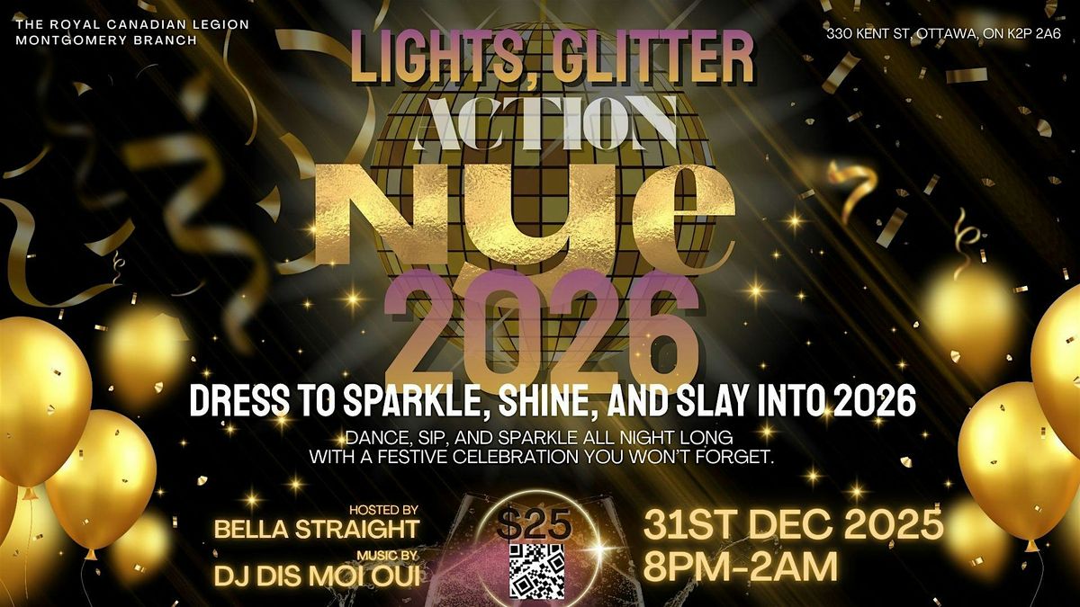 Lights, Glitter, Action: NYE 2026