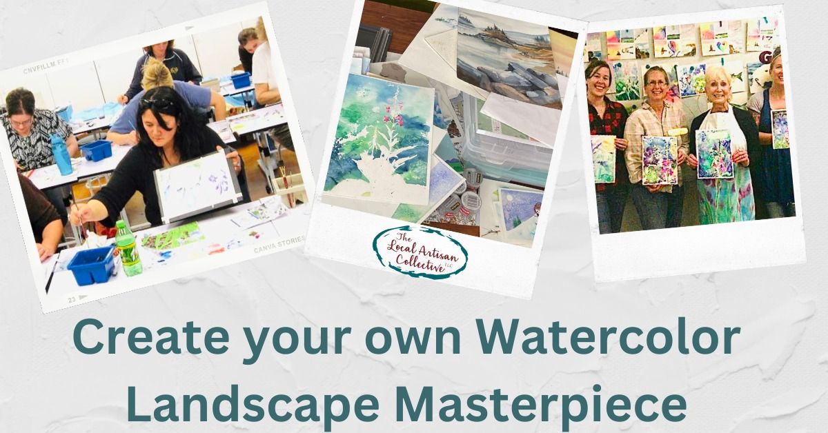 Create a Landscape with Watercolors