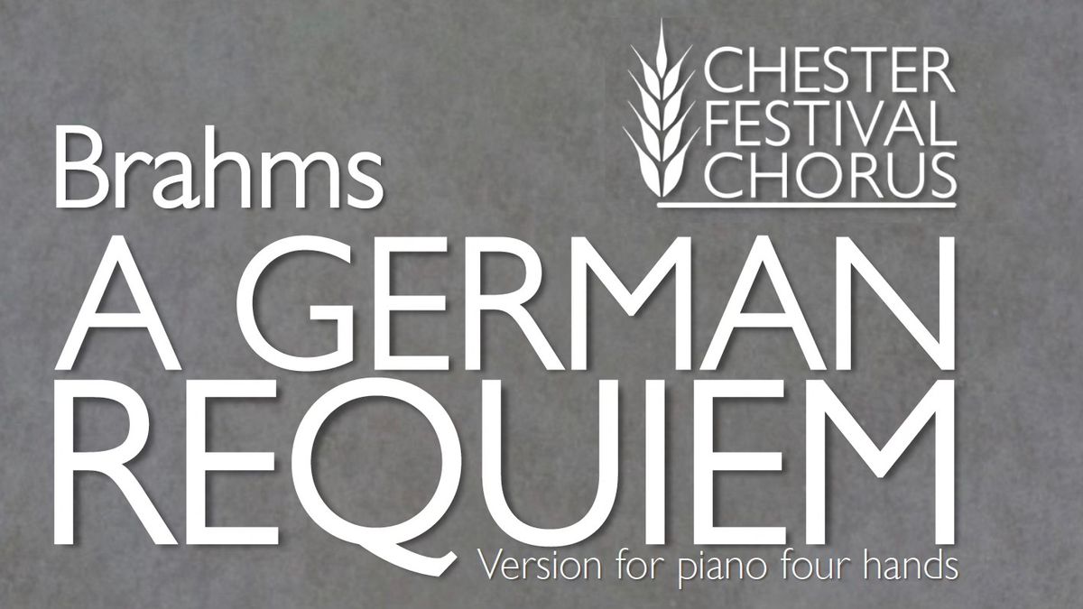 Chester Festival Chorus sing Brahms' Requiem