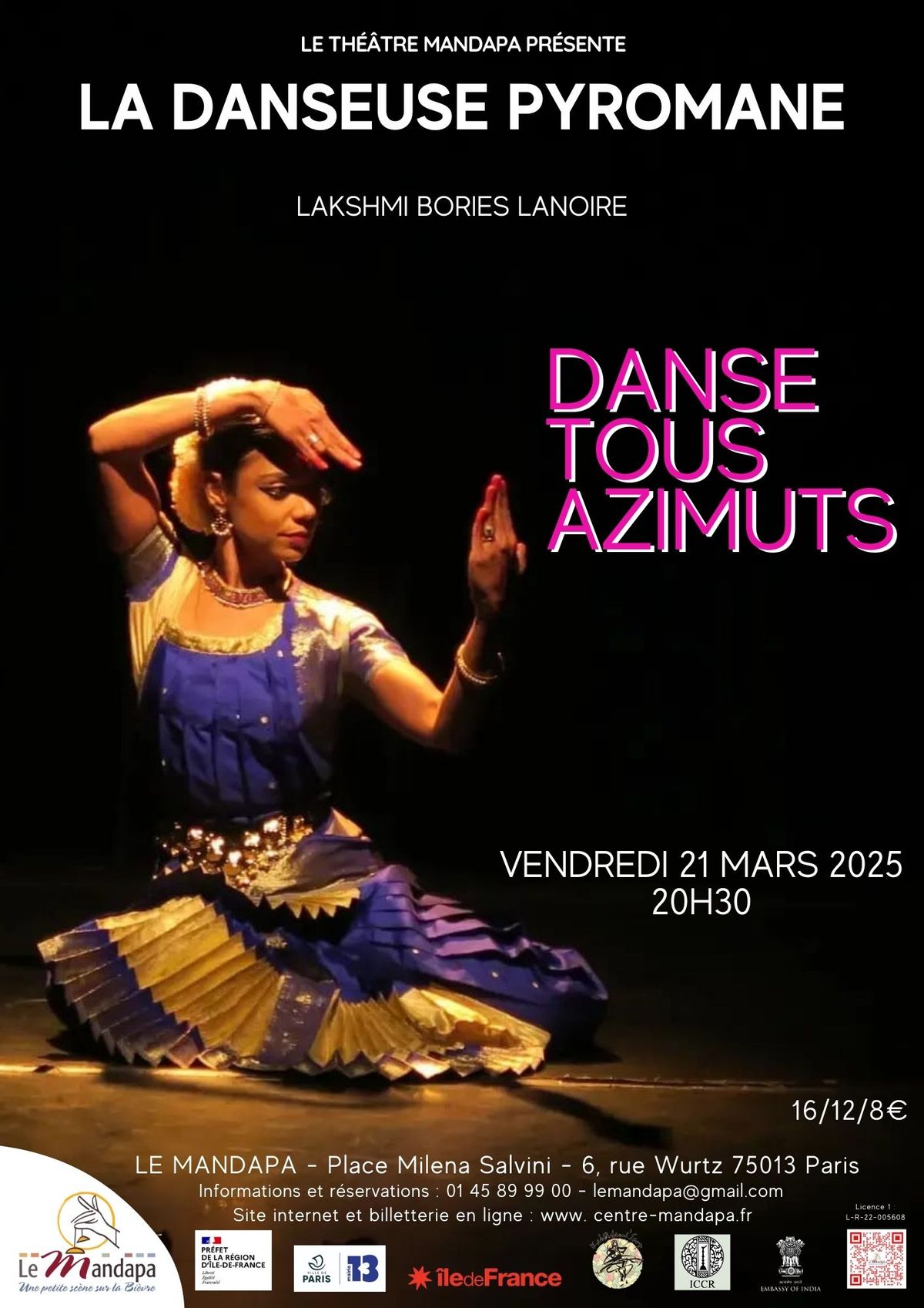 La danseuse pyromane - Bharatanatyam et po\u00e9sie