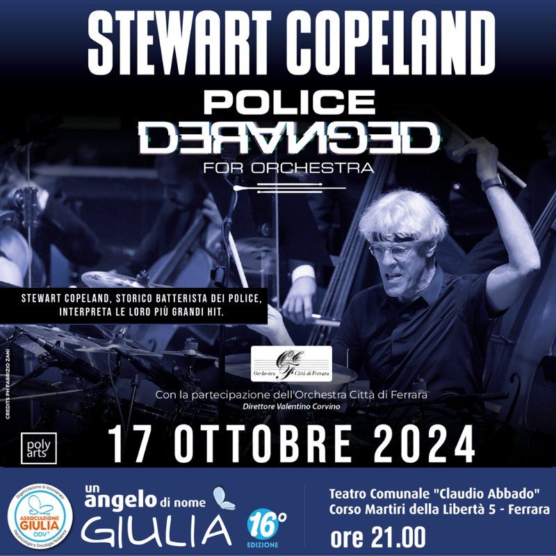 UN ANGELO DI NOME GIULIA 16 ed. STEWARD COPELAND Police Deranged For Orchestra