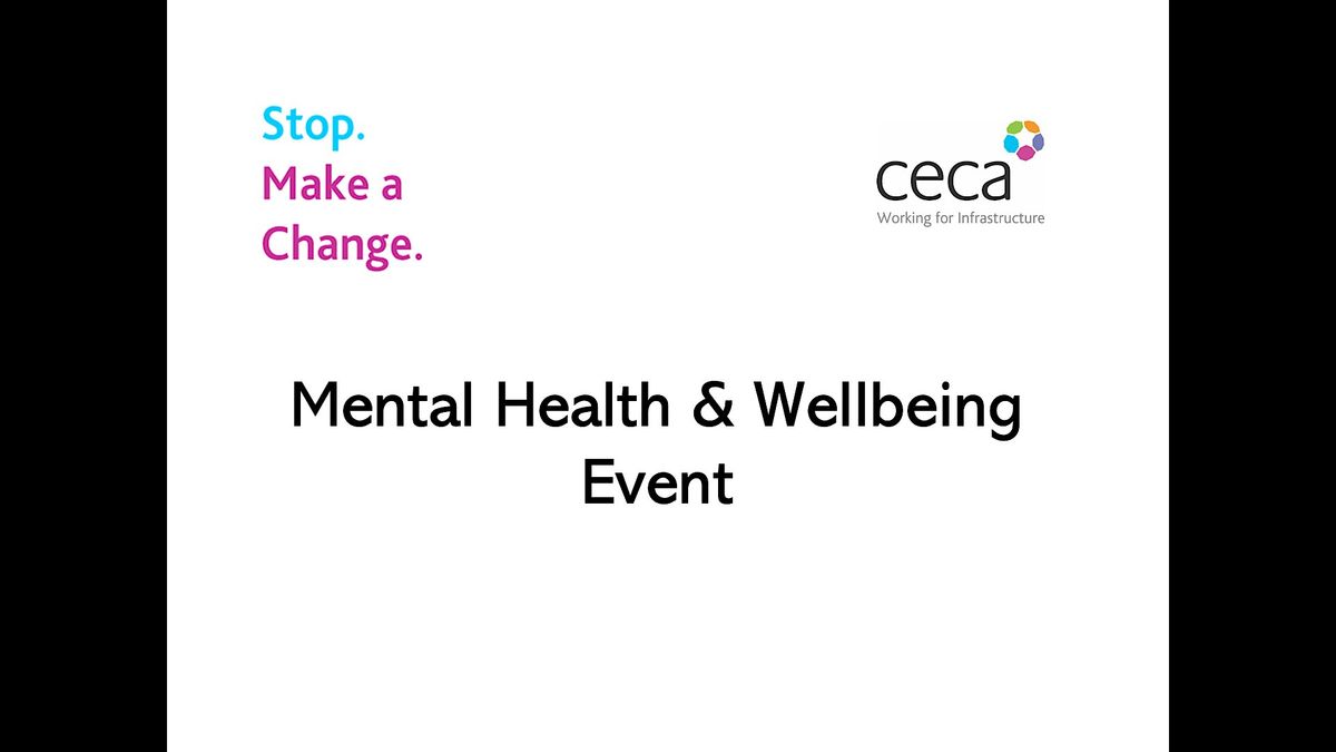 Stop Make a Change - Mental Health & Wellbeing Event