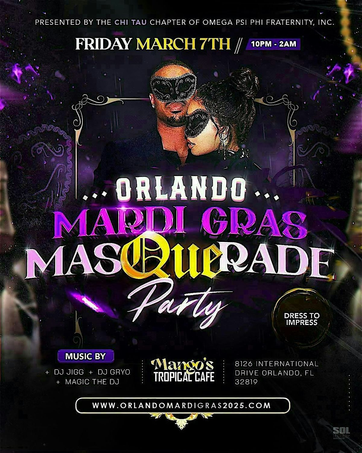 Orlando Mardi Gras MasQUErade Party 2025