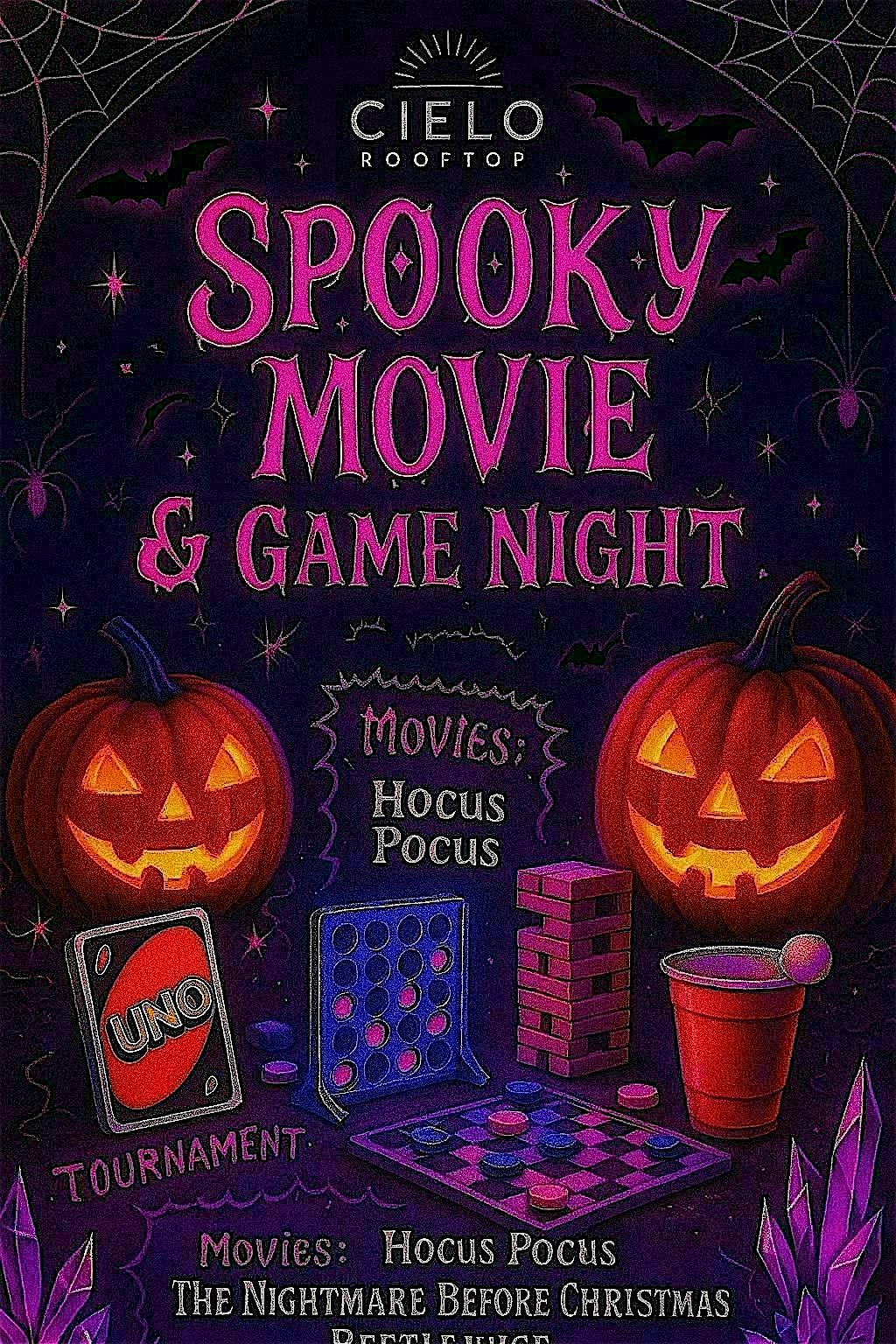 Halloween Spooky Movie & Game Night