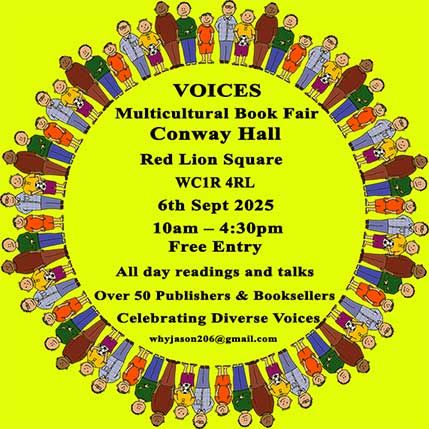 Multicultural Book Fair Conway Hall Red Lion Square WC1 4RL