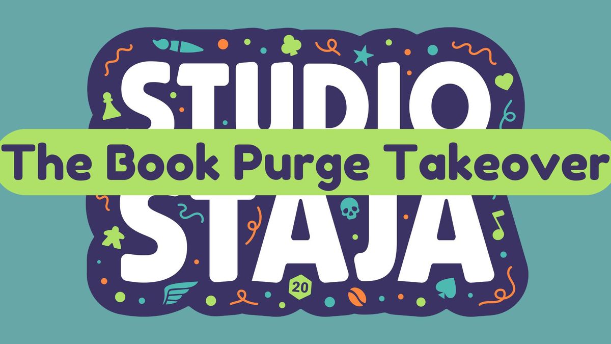 The Book Purge Takes Over Studio Staja