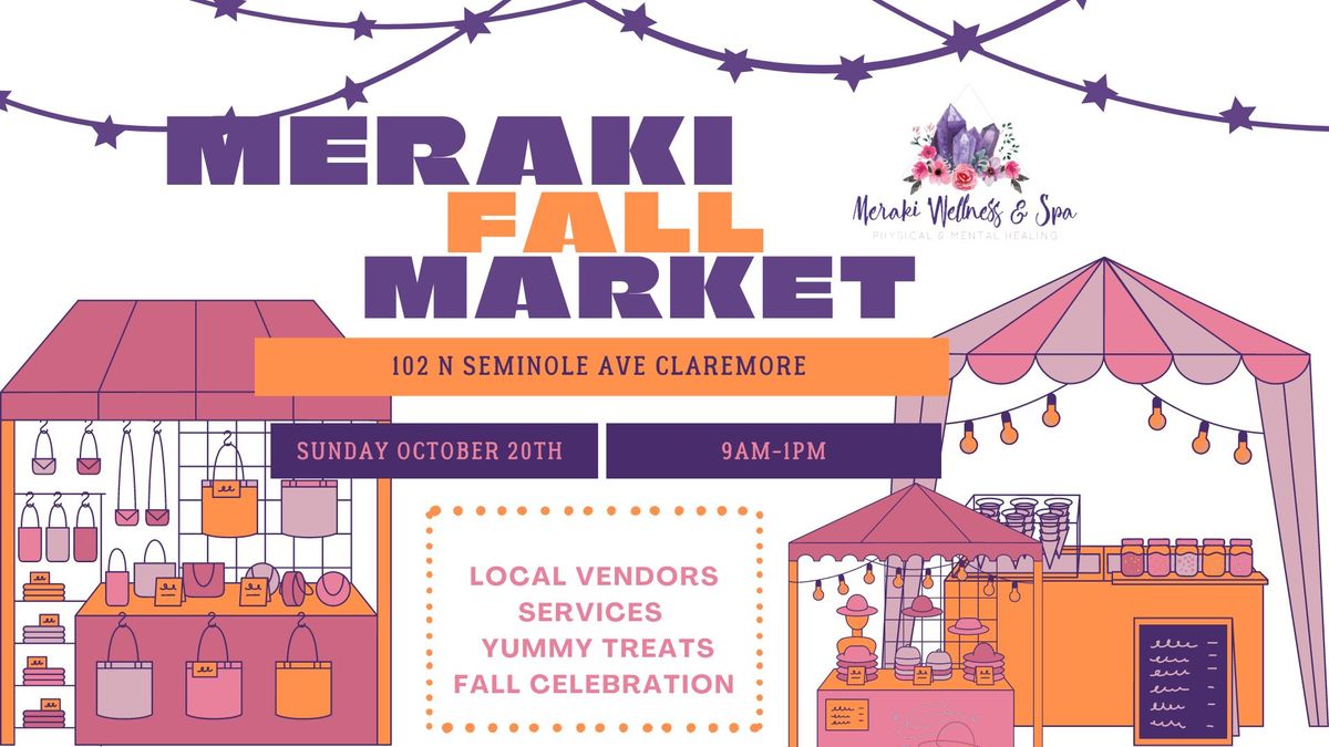 Fall Vendor Market at Meraki 