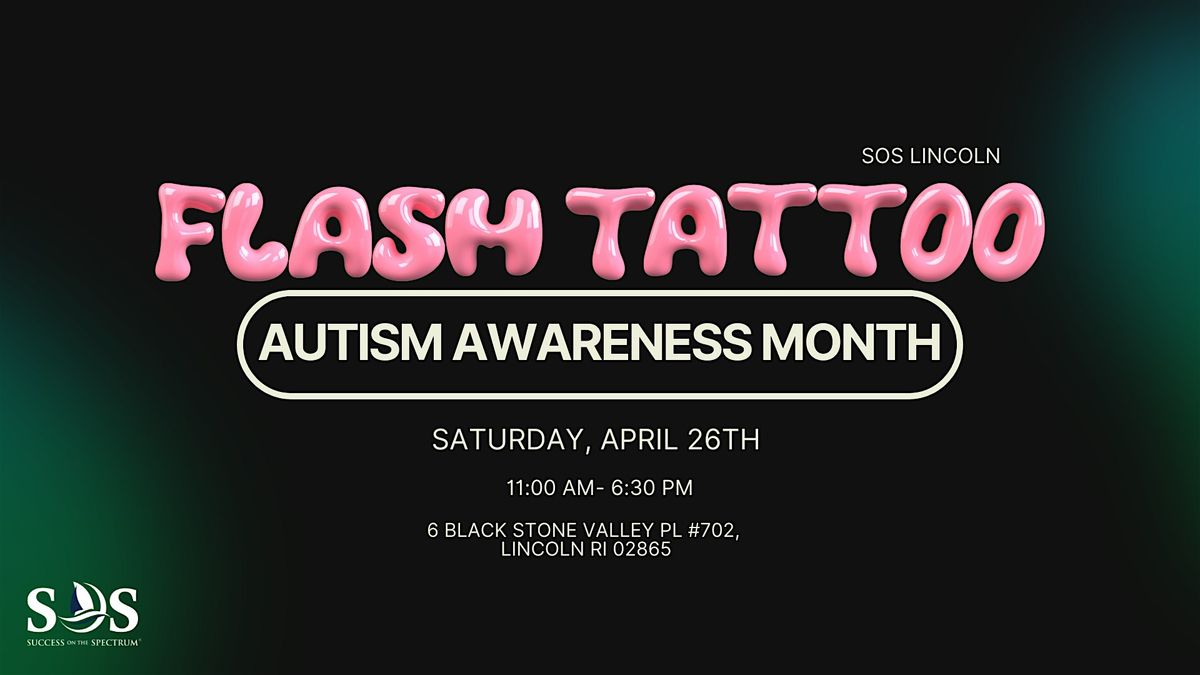 Flash Tattoo Event for Autism Awareness Month