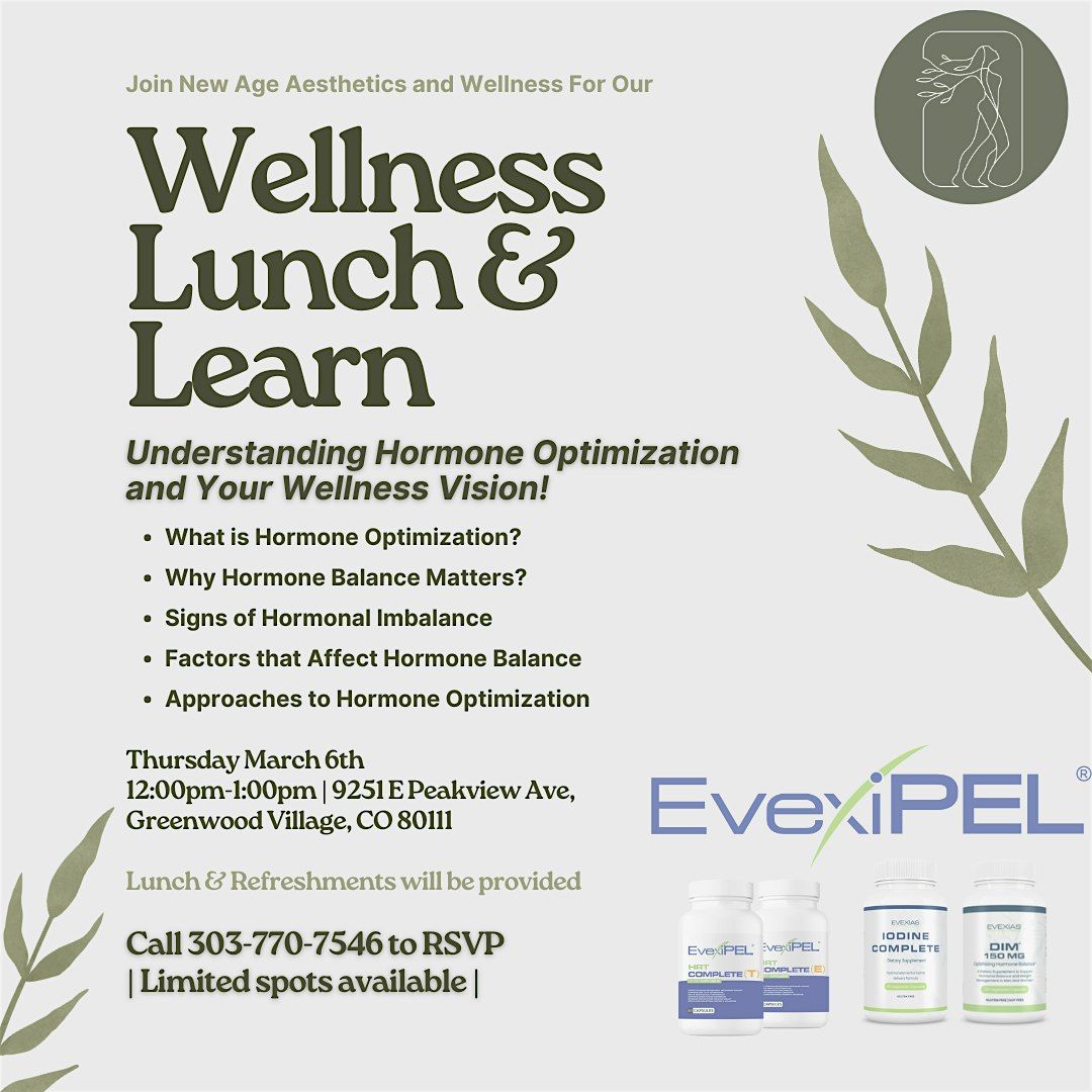 Wellness Lunch & Learn | Hormone Optimization