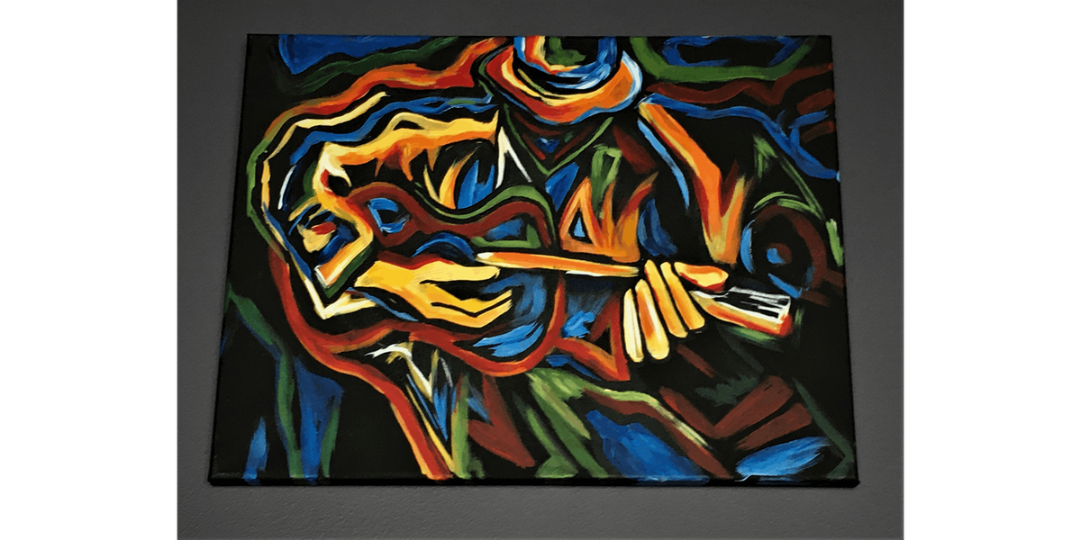 Jazzy Guitarist - Paint and Sip in Cincinnati | Classpop!\u2122