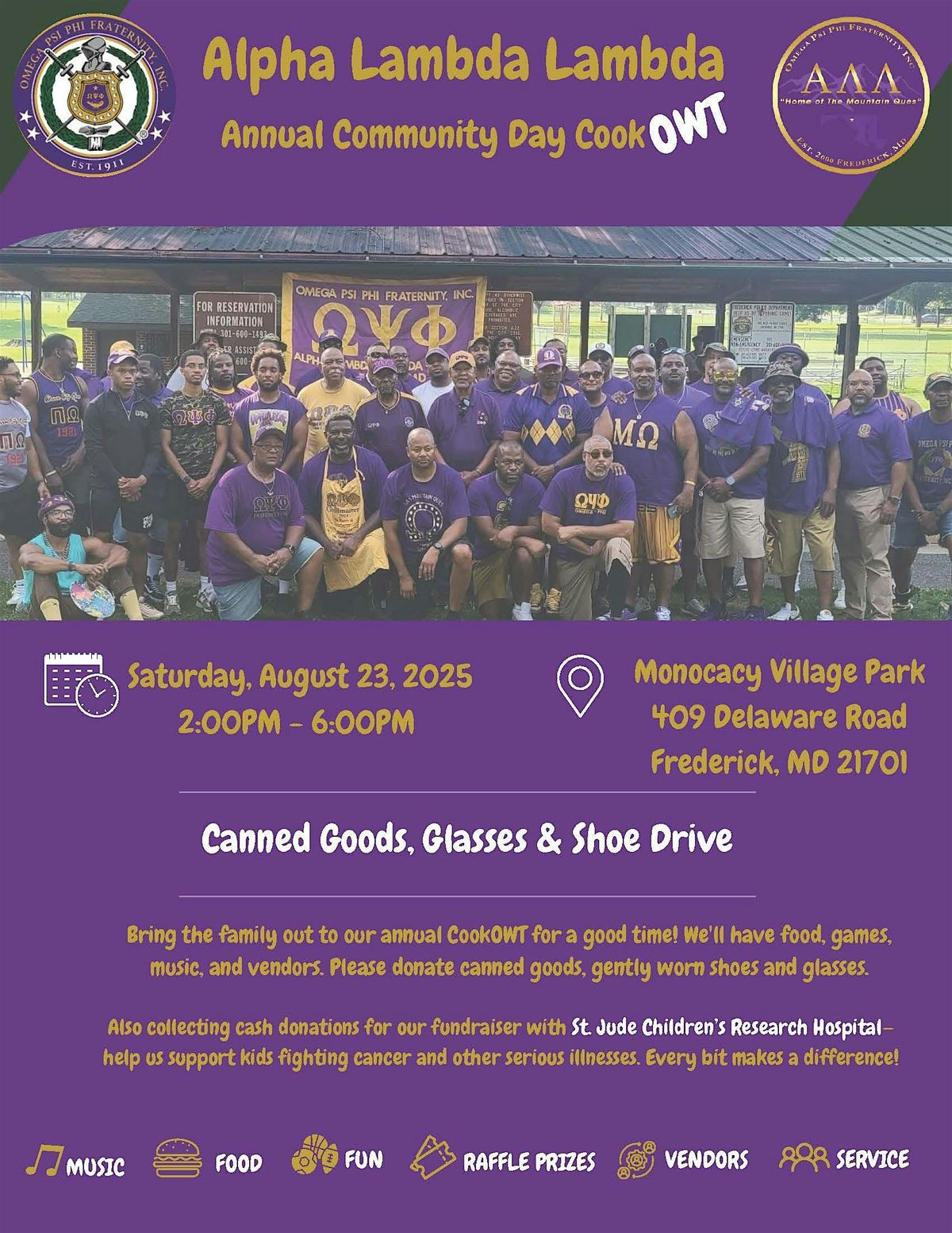 Alpha Lambda Lambda Annual Chapter Cookout