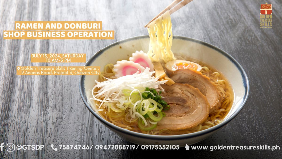 Ramen and Donburi Shop Business Operation