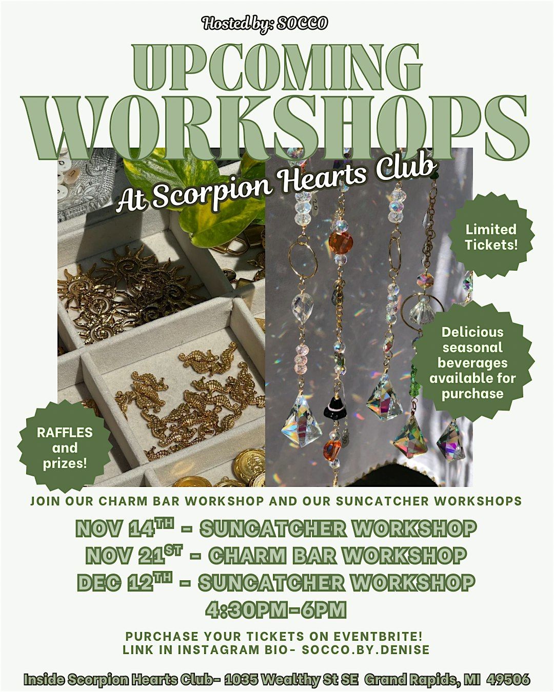 SunCatcher workshop at SCORPION HEARTS CLUB