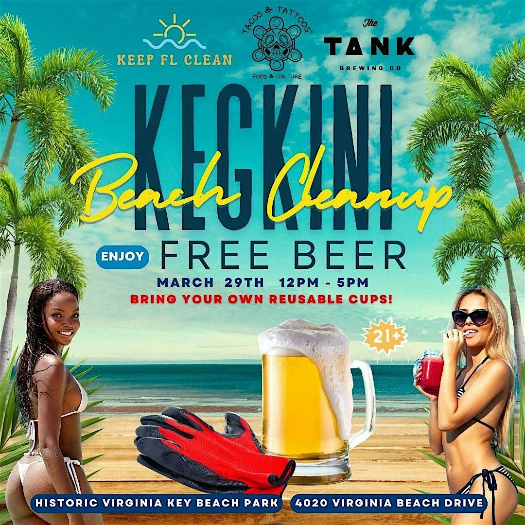 21+ Kegkini Beach Cleanup (FREE BEER)