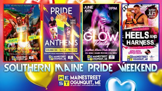 Pride Weekend at Mainestreet, Mainestreet Ogunquit, 18 June to 20 June