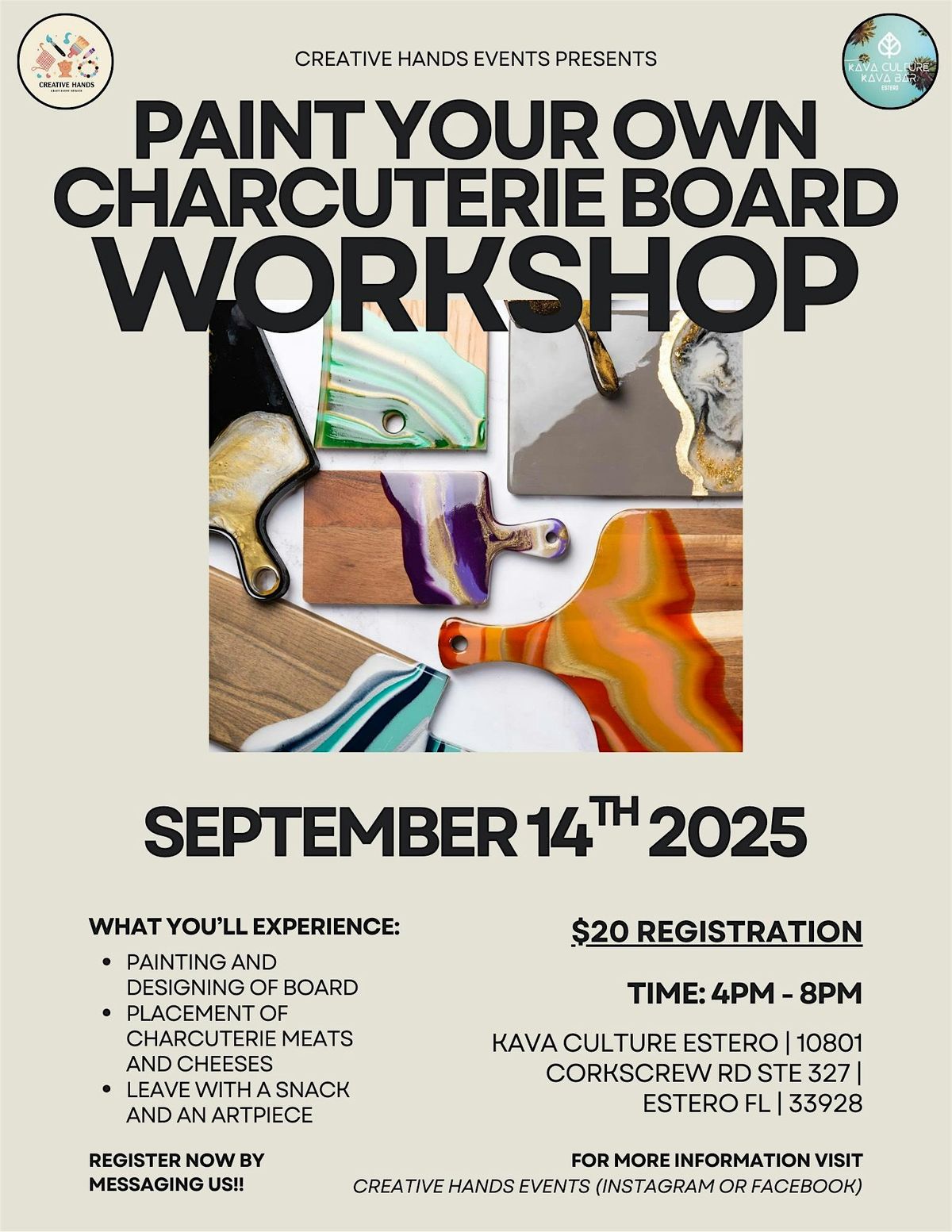 Artsy Evenings with Shane- Paint your own Charcuterie Board