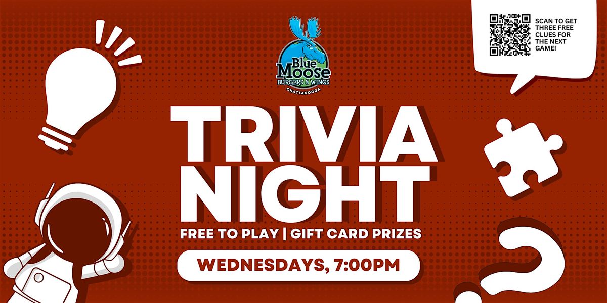 Trivia Night at Blue Moose Burgers & Wings Chattanooga