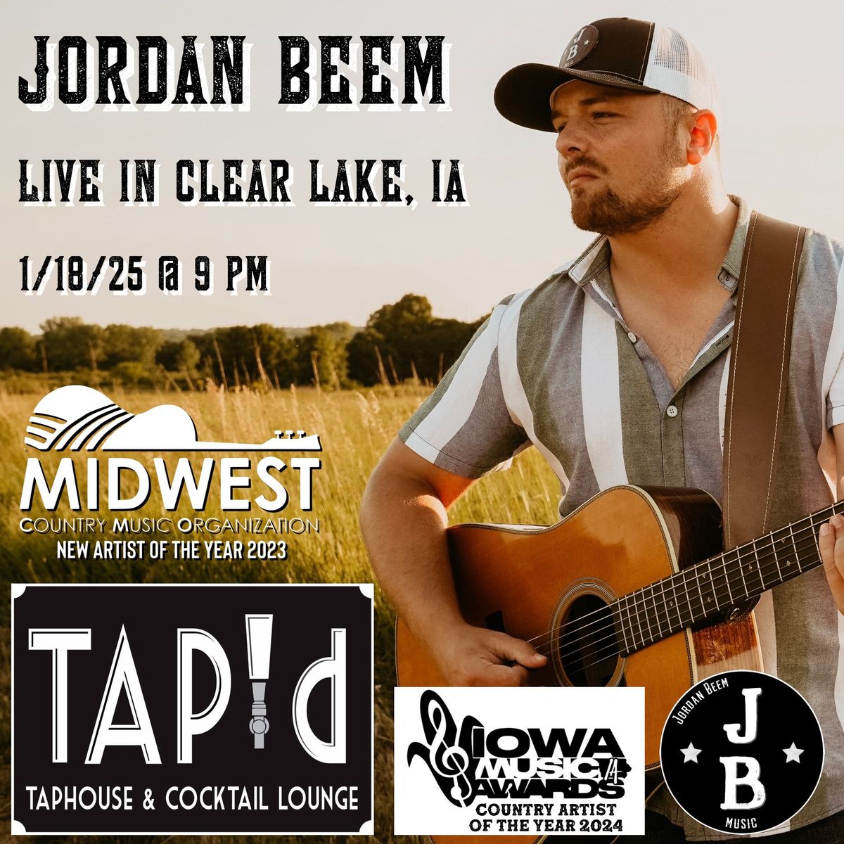 Jordan Beem live at Tap\u2019d!