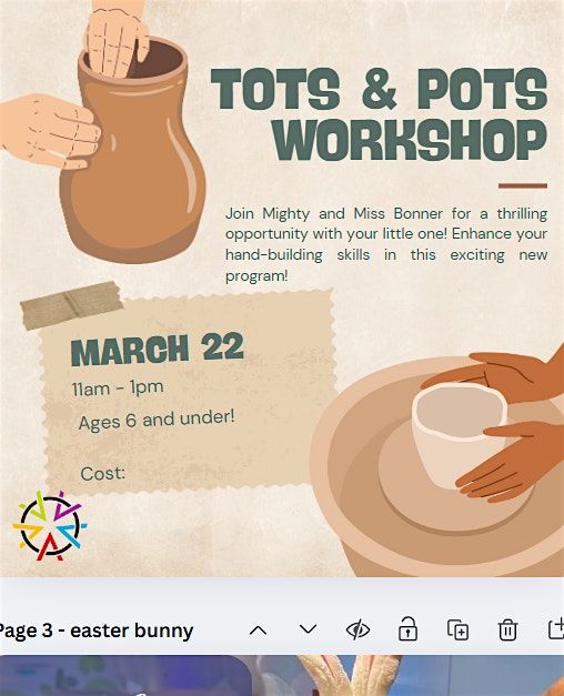 Tots & Pots Workshop