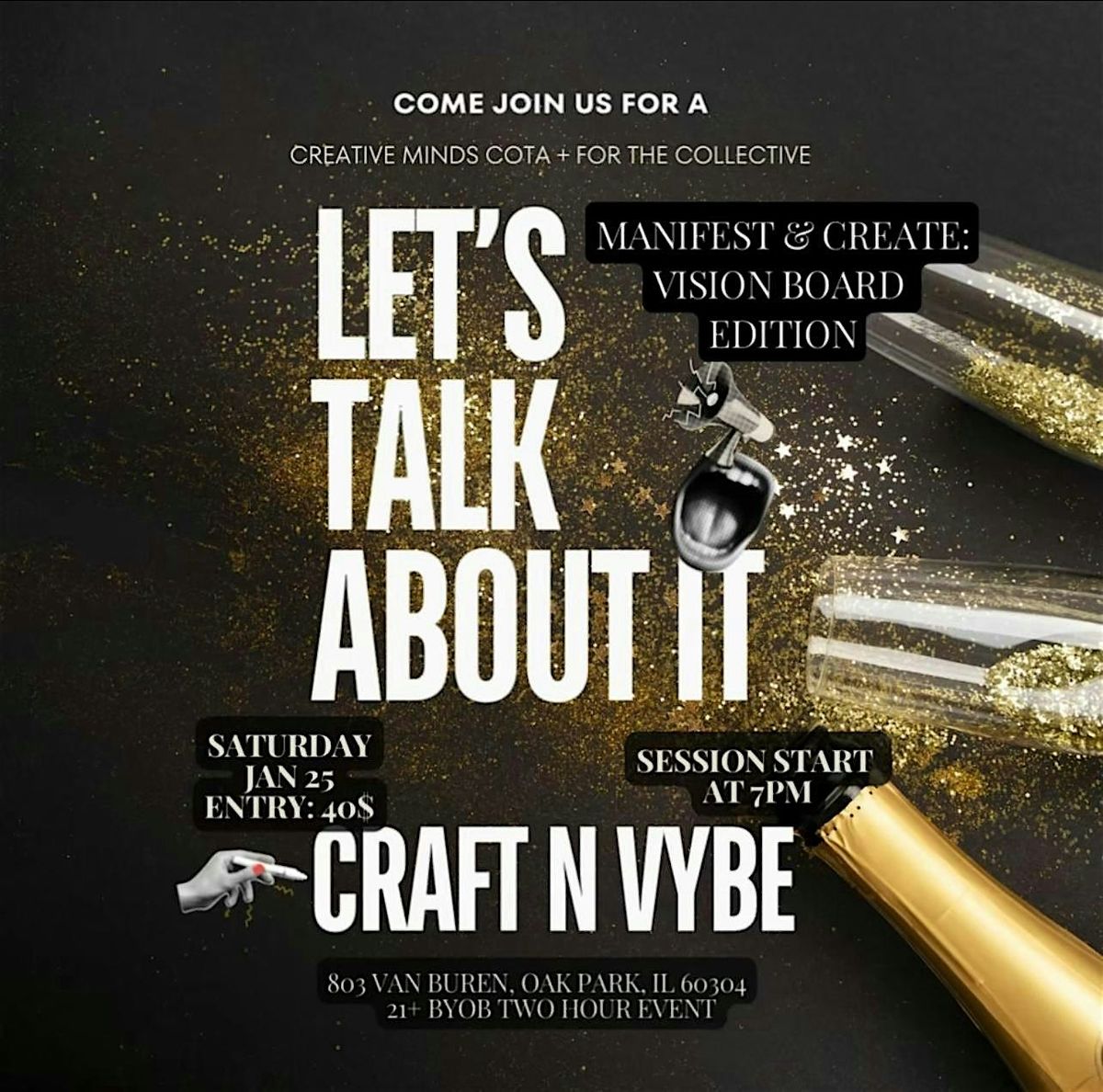 Paint, Craft N Vybe - LET'S TALK ABOUT IT