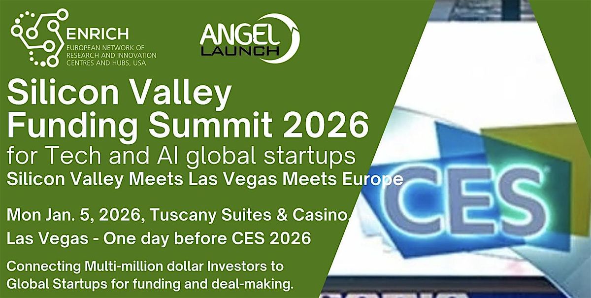 Silicon Valley Funding Summit 2026 for Tech and AI Global Startups
